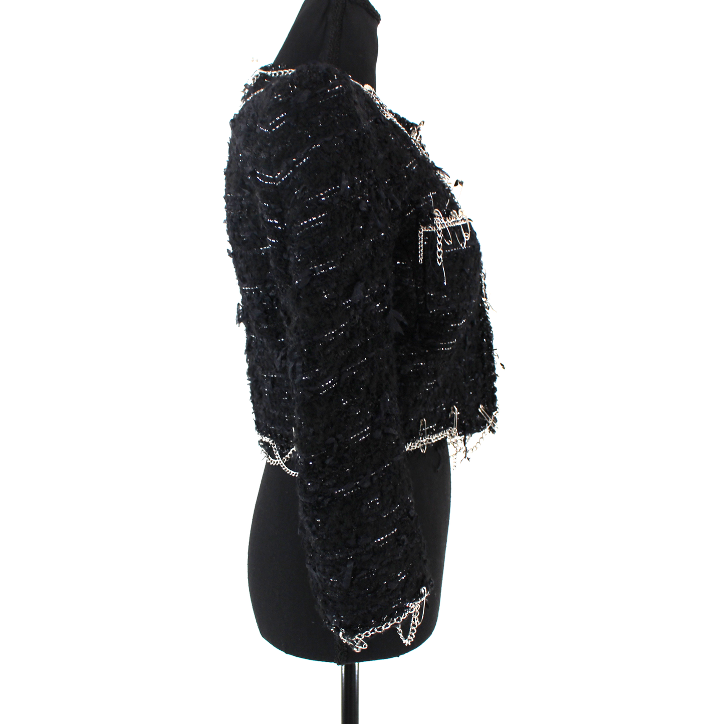 R13 Chain Trim Tweed Jacket