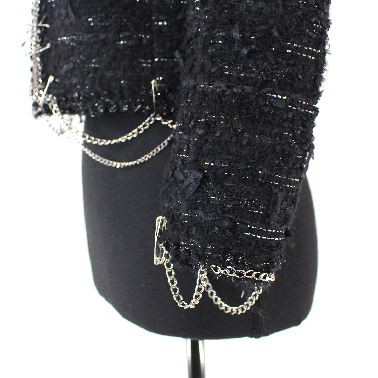 R13 Chain Trim Tweed Jacket
