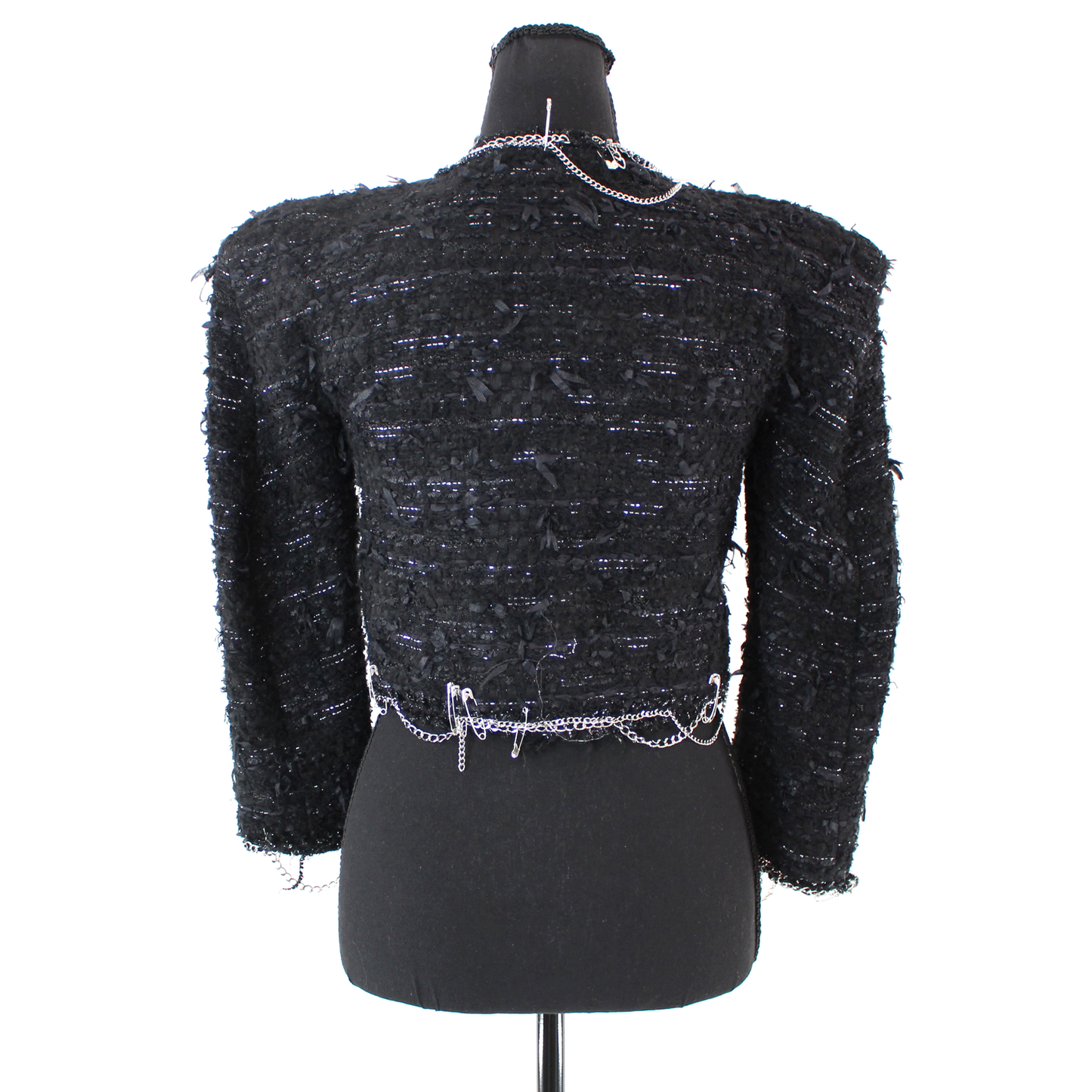 R13 Chain Trim Tweed Jacket