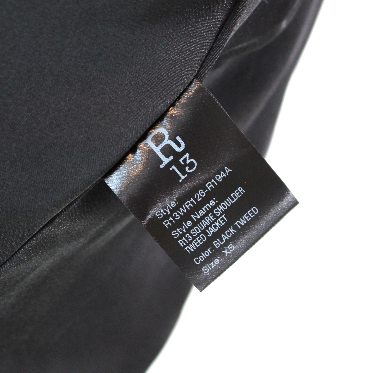 R13 Chain Trim Tweed Jacket