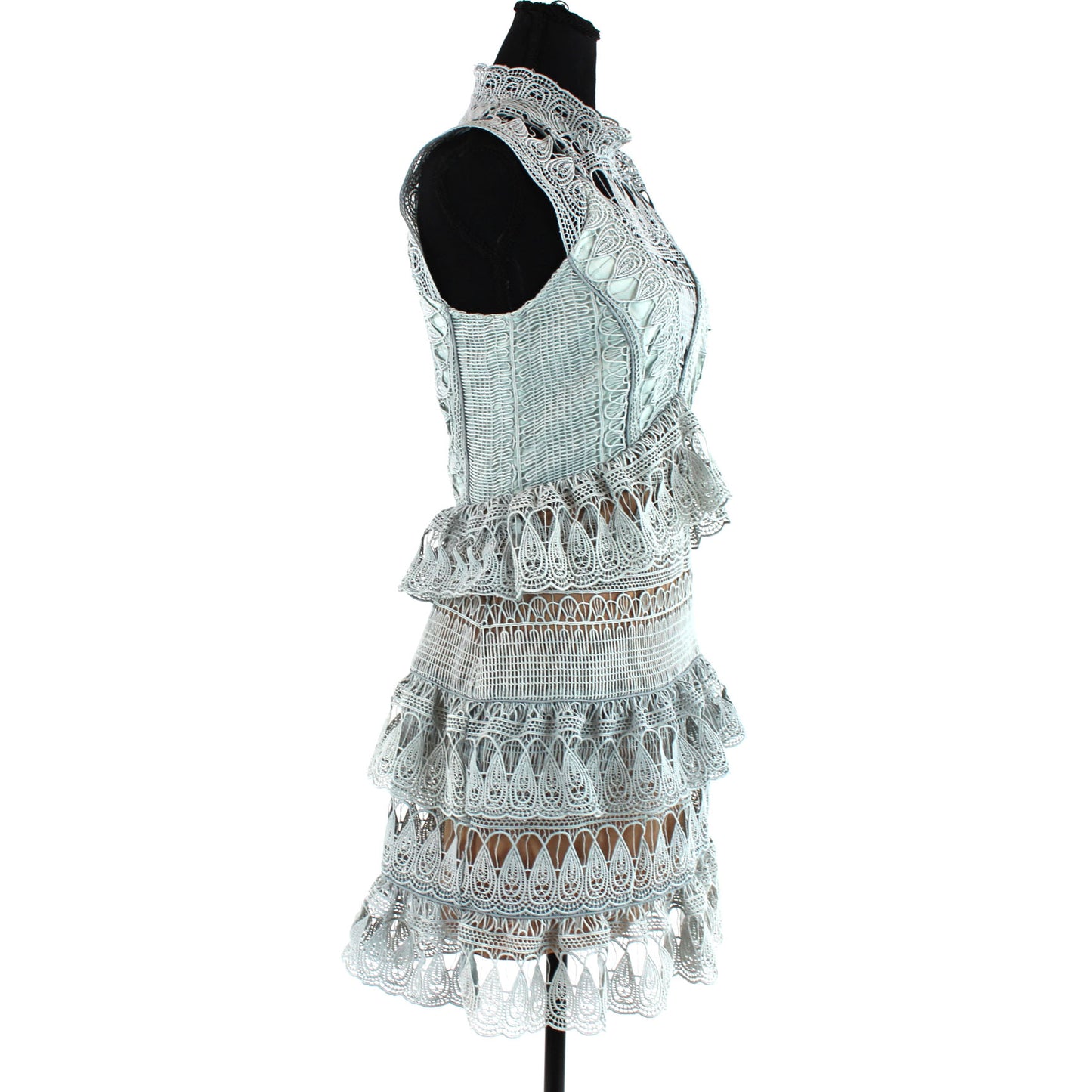 Self-Portrait Teardrop Mini Dress