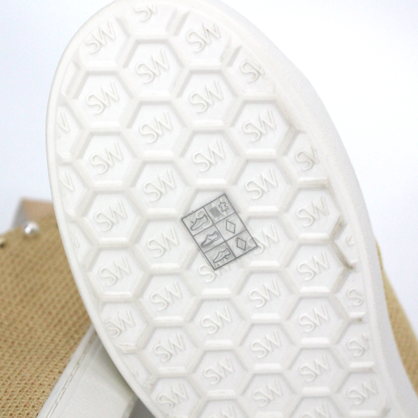Stuart Weitzman Straw Studded Sneakers