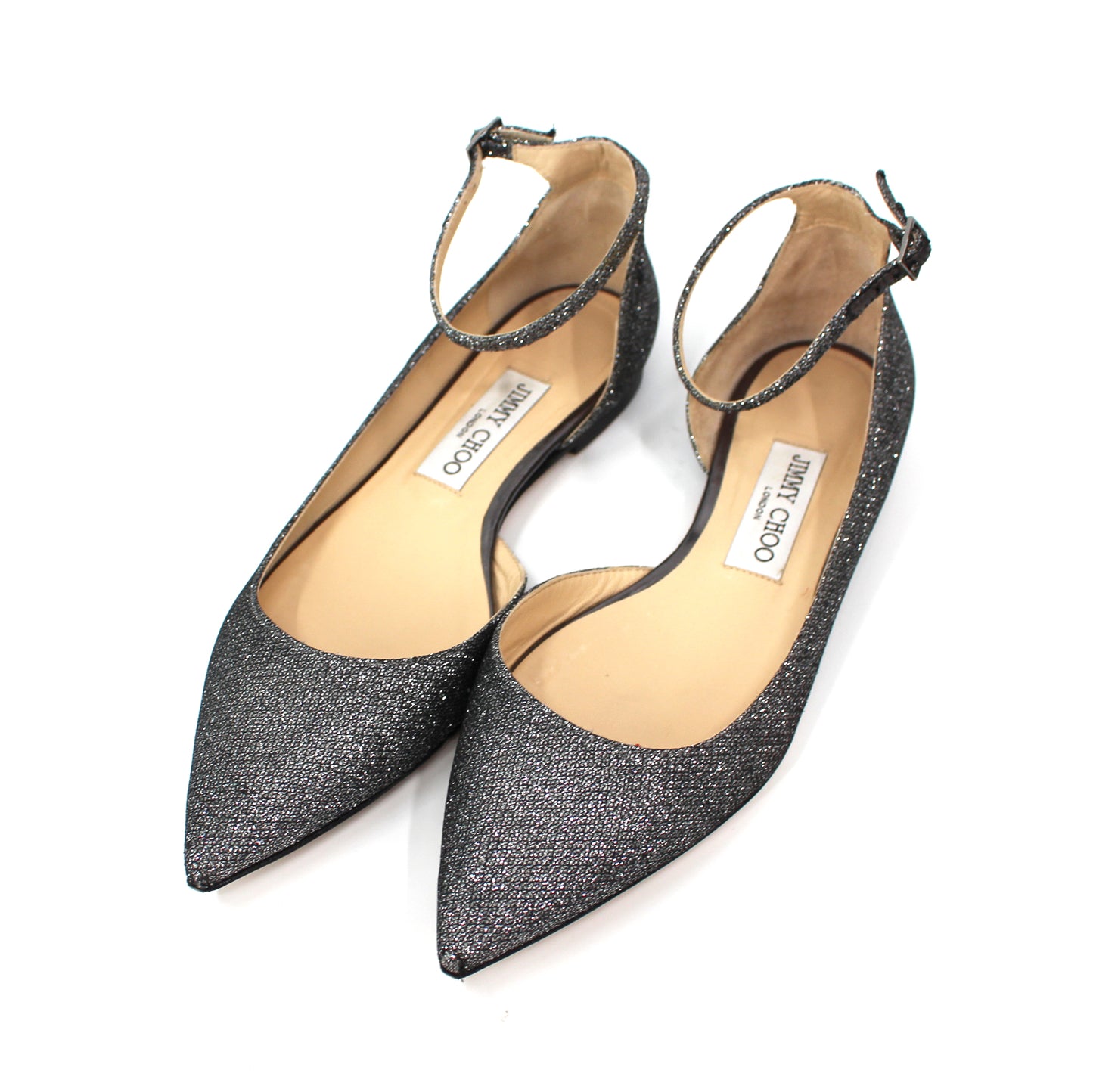 Jimmy Choo Lucy Lame Flats