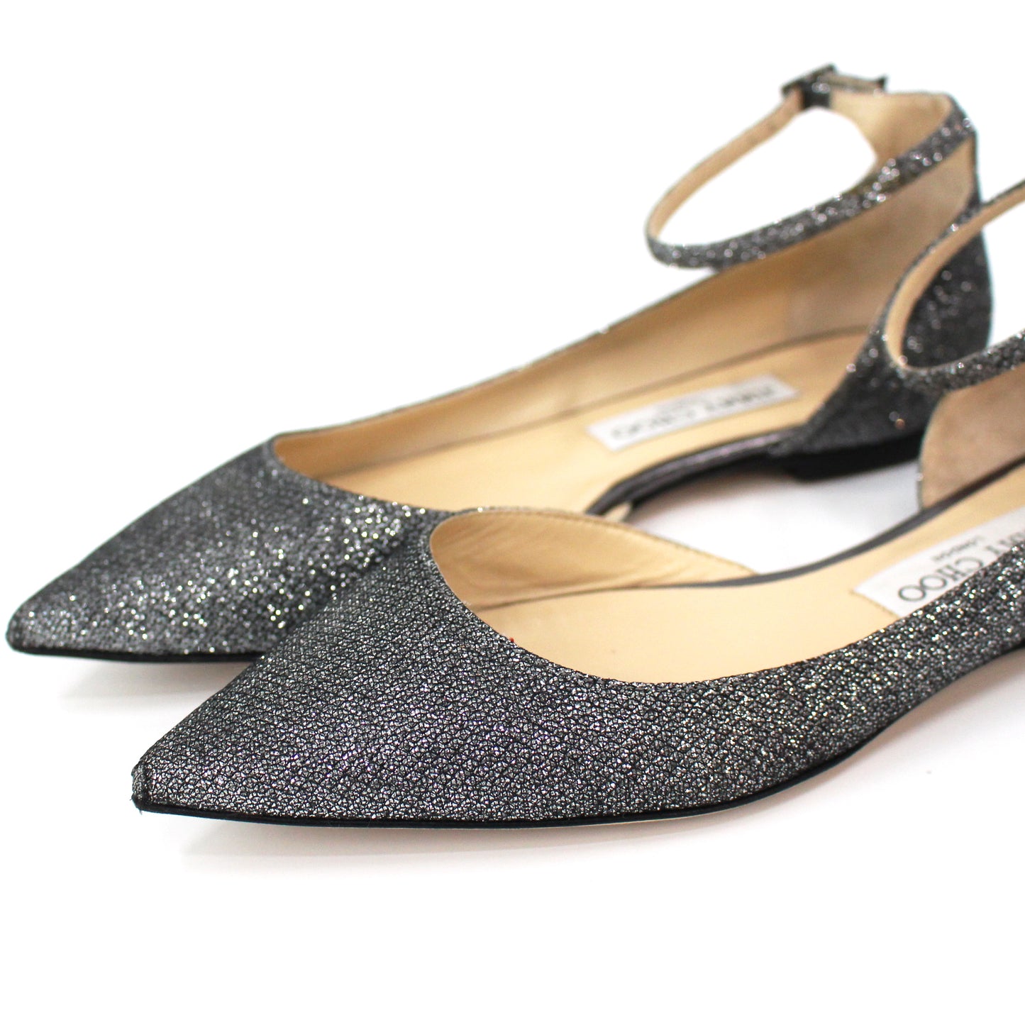 Jimmy Choo Lucy Lame Flats