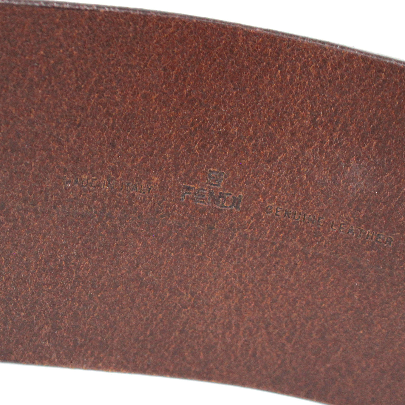Fendi Wide Leather Waist Belt