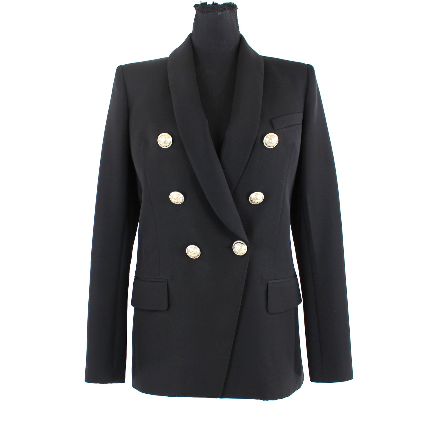 Balmain Black Double Breasted Blazer
