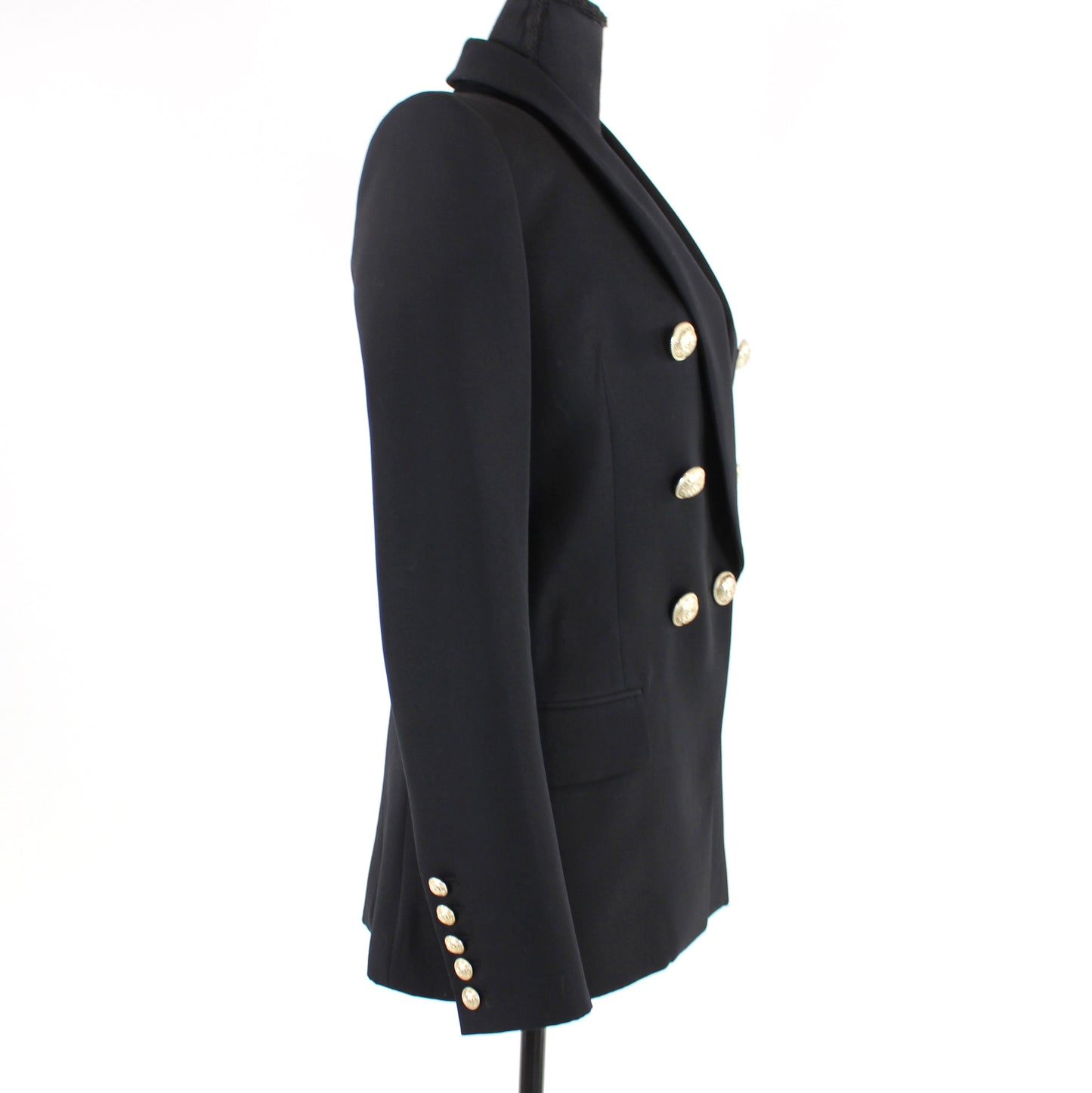Balmain Black Double Breasted Blazer