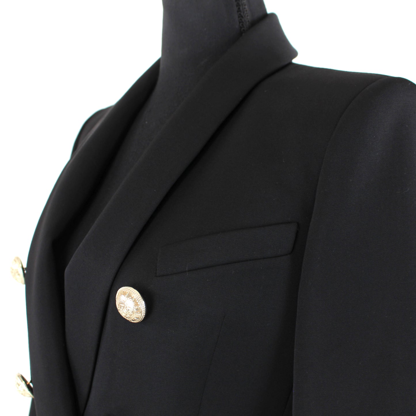 Balmain Black Double Breasted Blazer