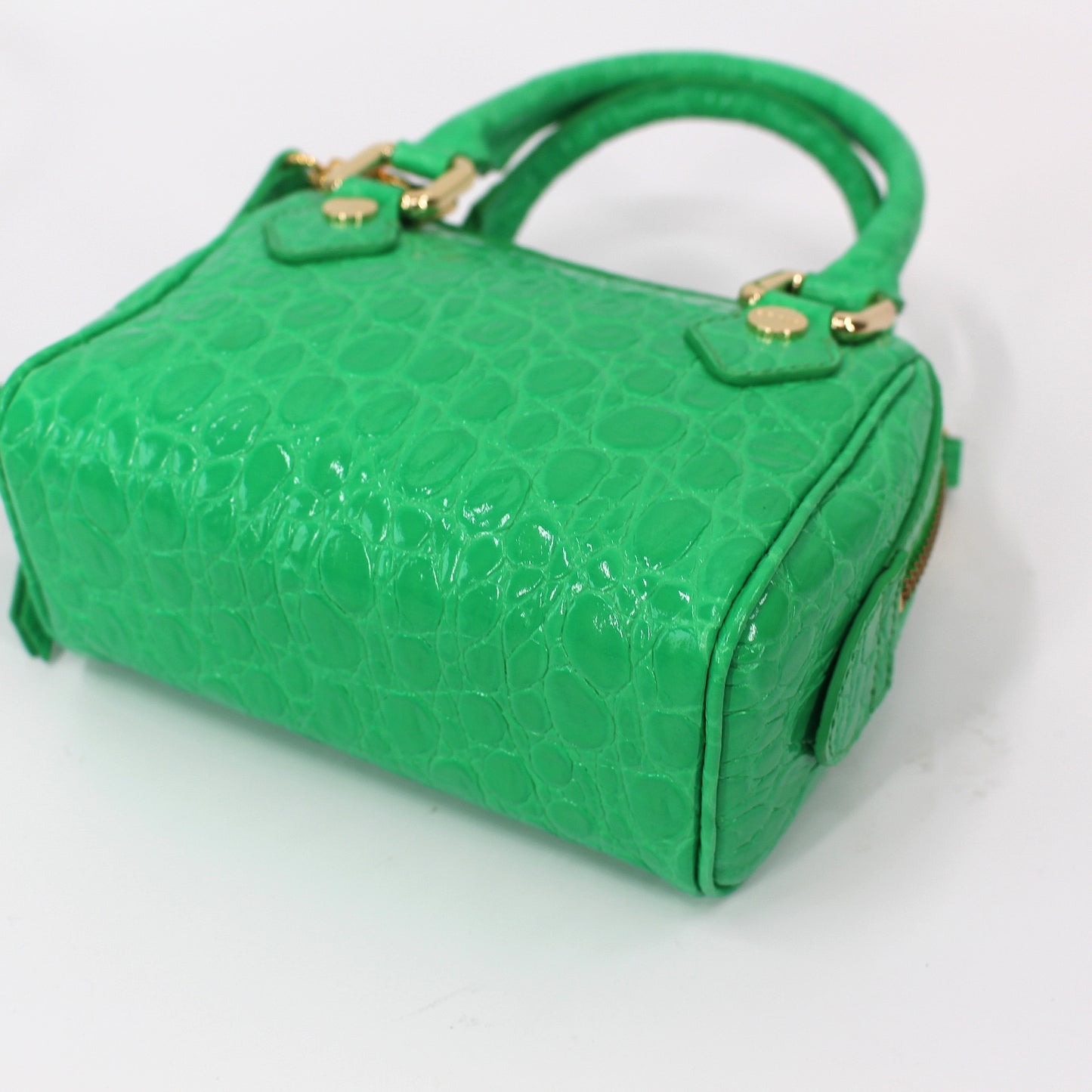 BY FAR Dora Croc Embossed Bag