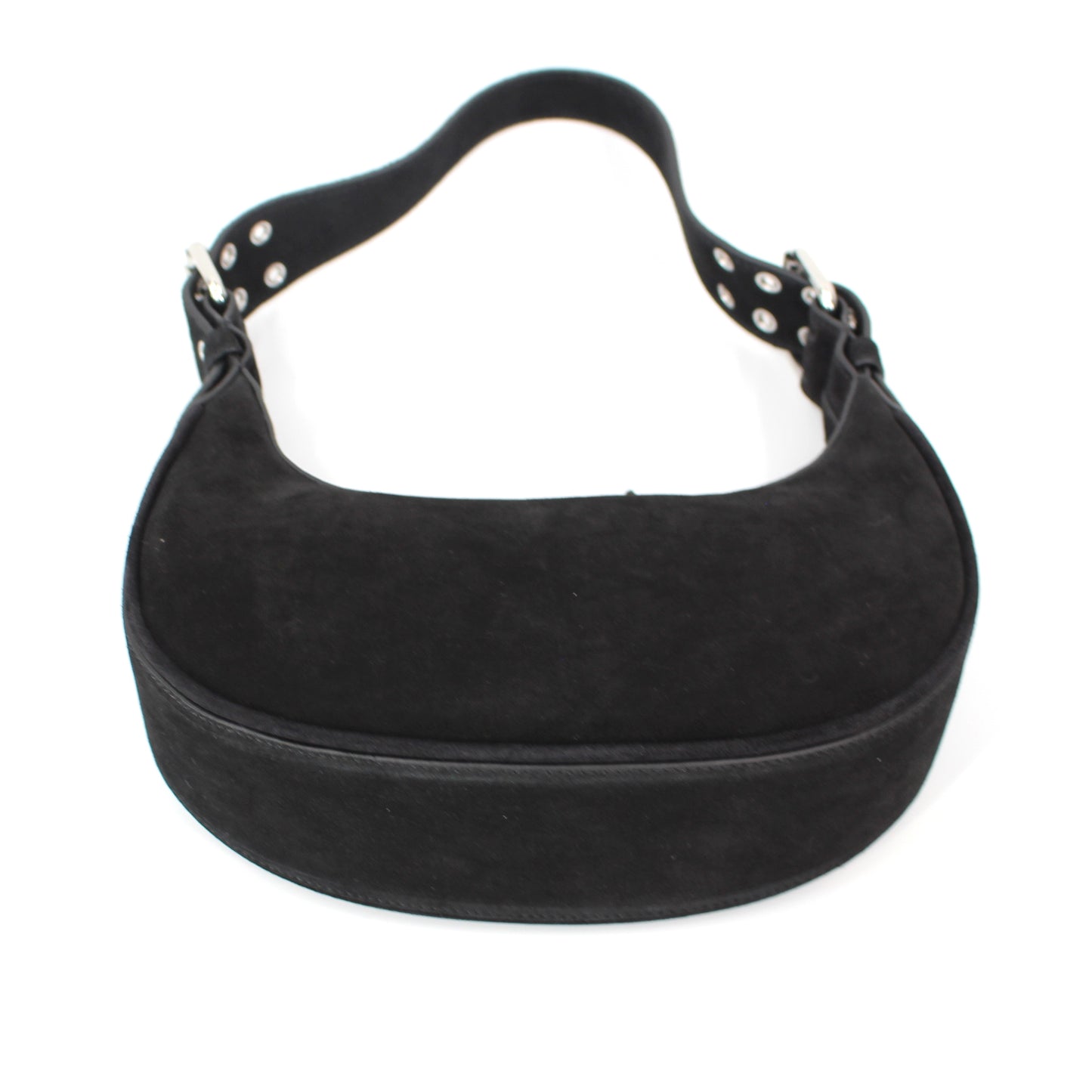 BY FAR Soho Suede Shoulder Bag