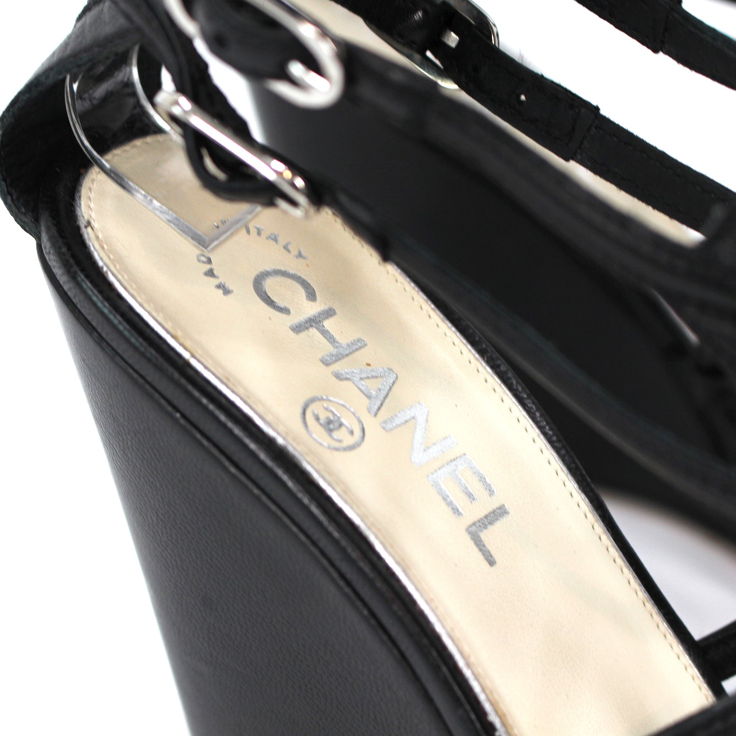Chanel Caged Knee High Sandals
