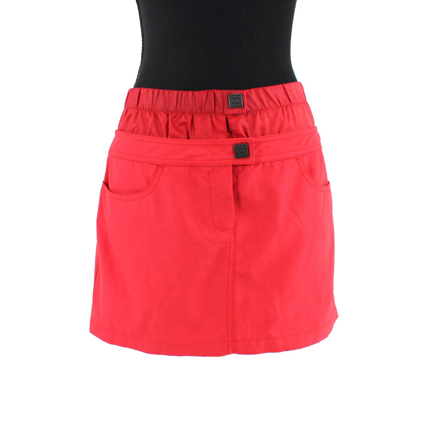 Chanel Sport 2003 Layered Mini Skirt