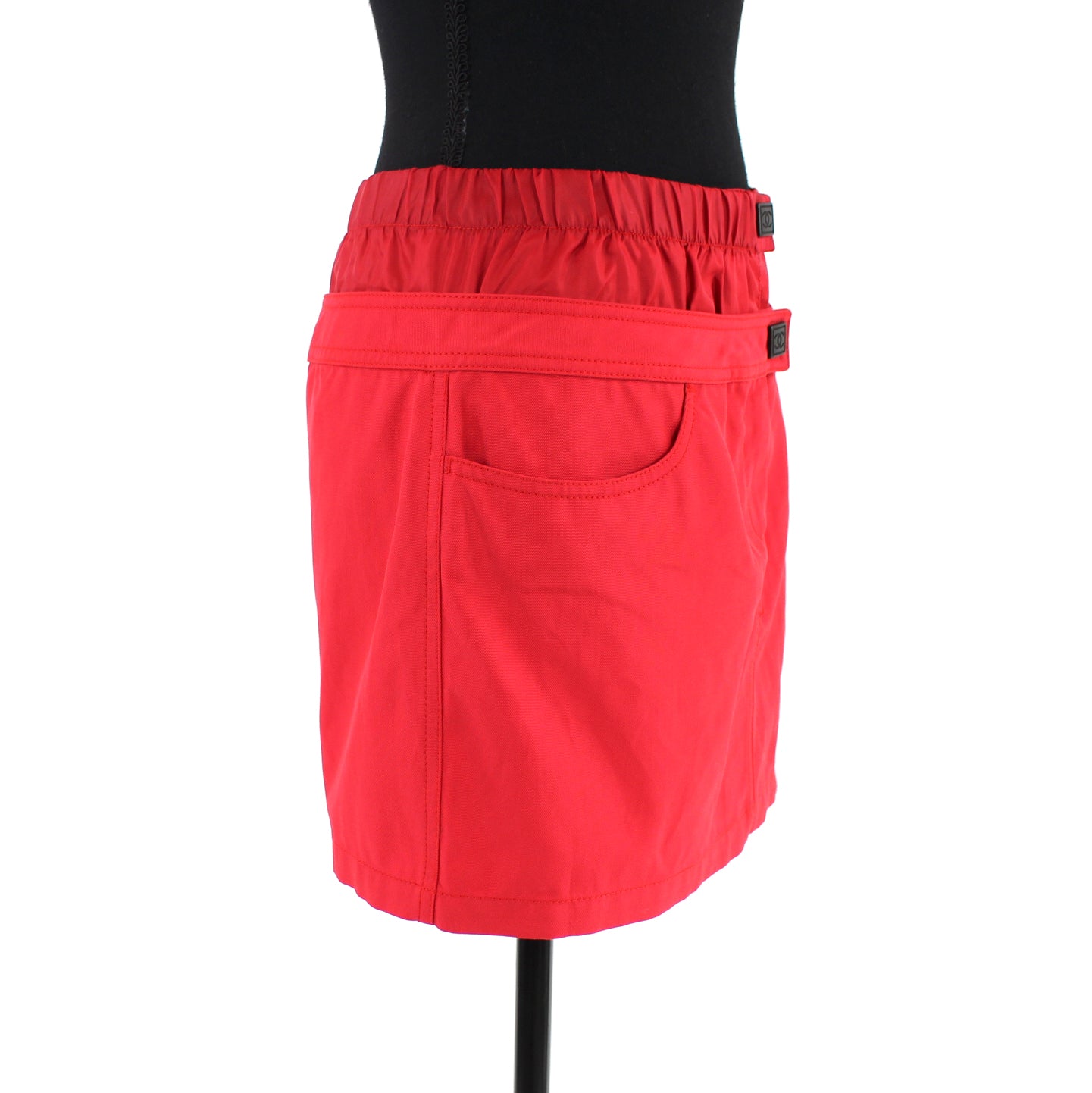 Chanel Sport 2003 Layered Mini Skirt