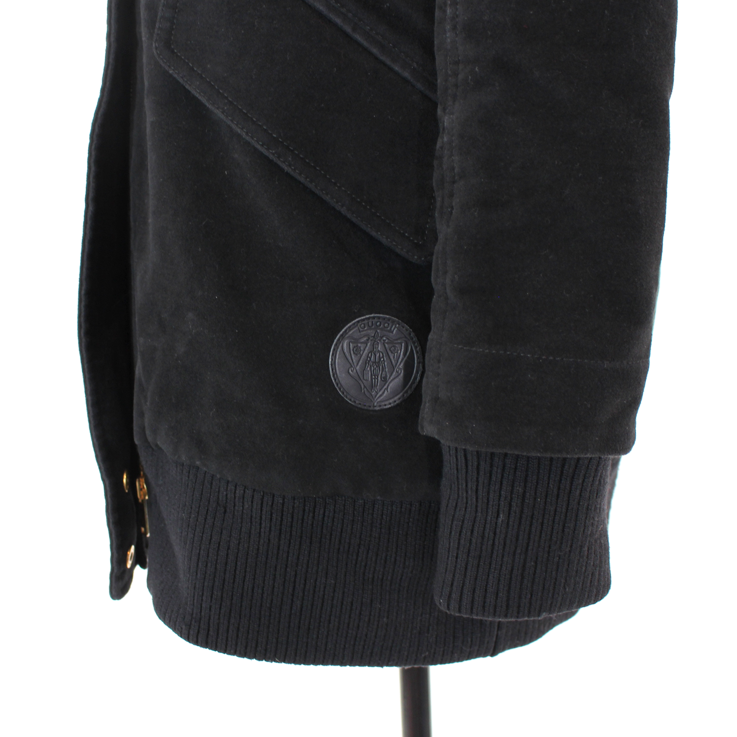 Gucci Velveteen Military Jacket