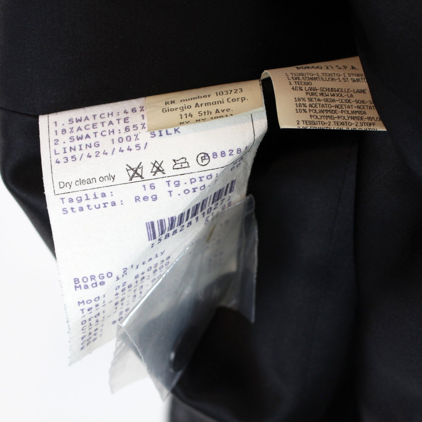 Giorgio Armani Ruffle Neckline Jacket