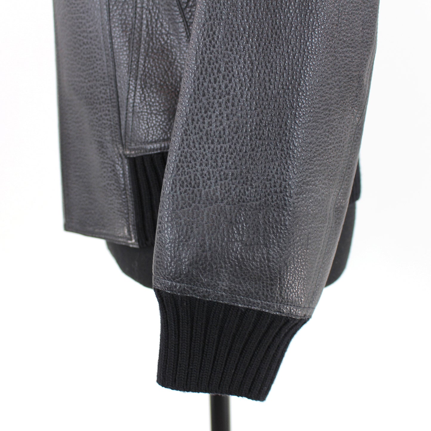 Hermes Bison Leather Moto Jacket