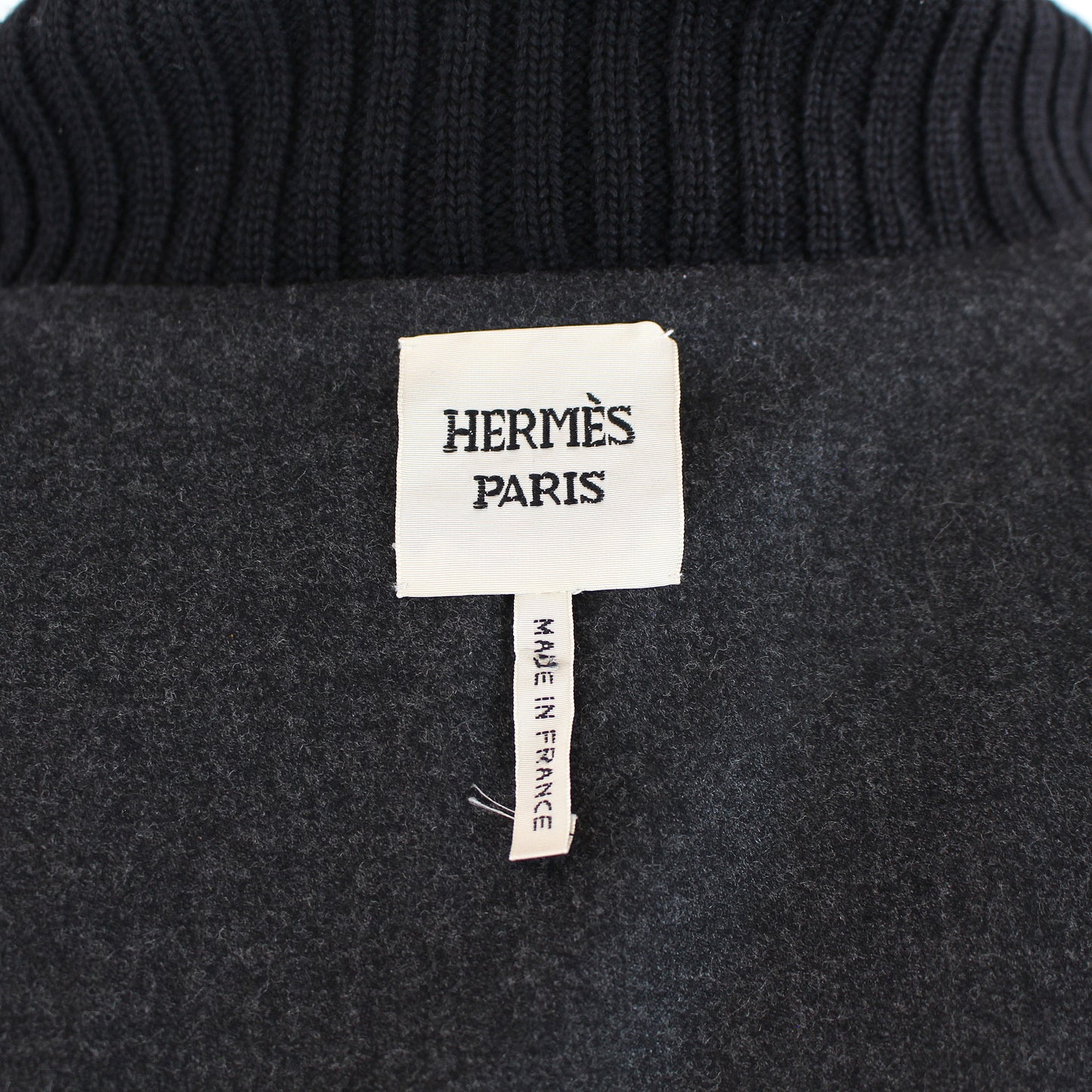 Hermes Bison Leather Moto Jacket