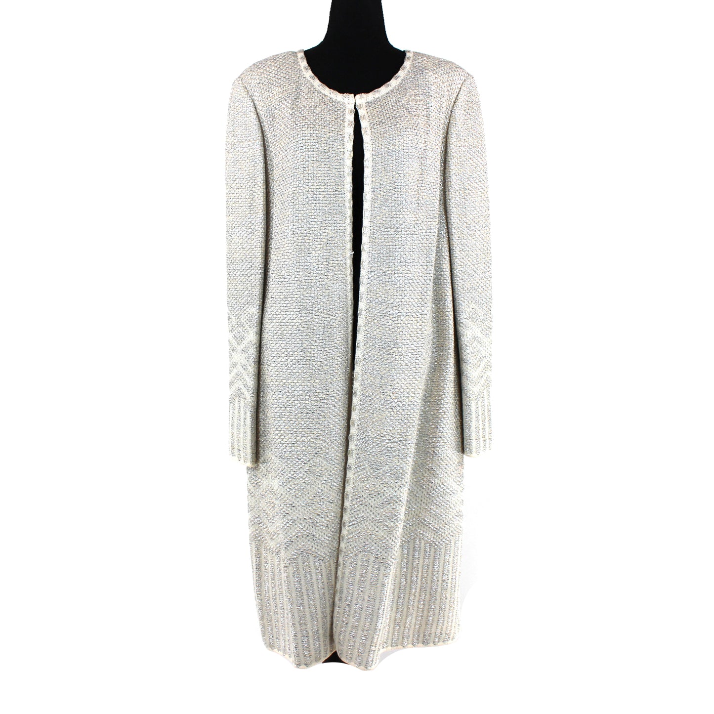 St. John Metallic Duster Jacket