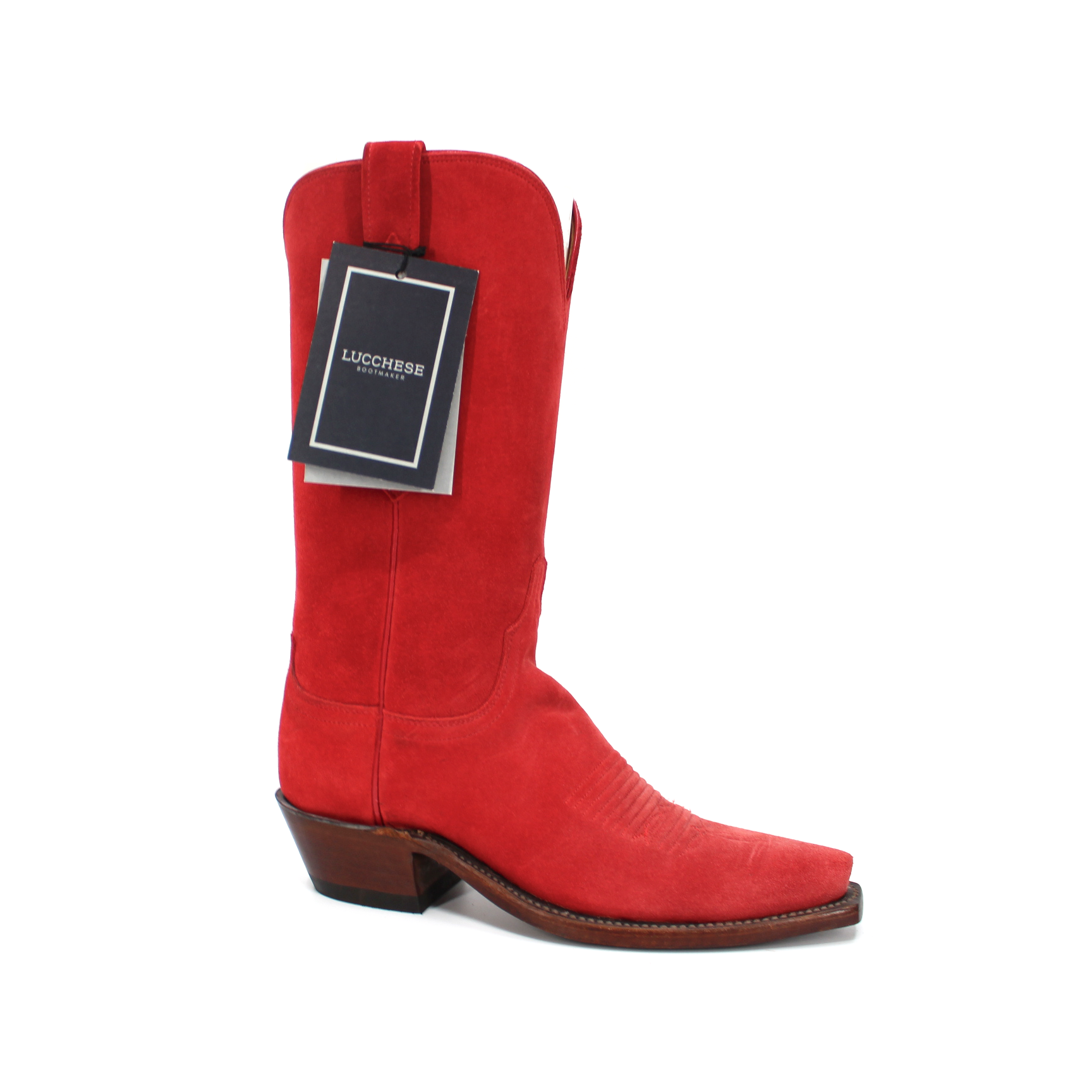 Red on sale lucchese boots