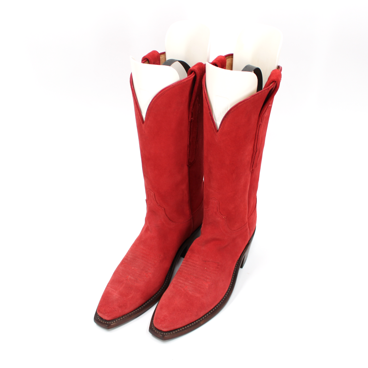 Lucchese Suede Leather Cowboy Boots