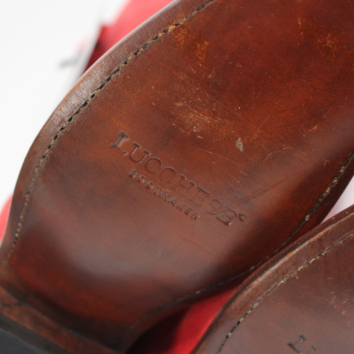Lucchese Suede Leather Cowboy Boots