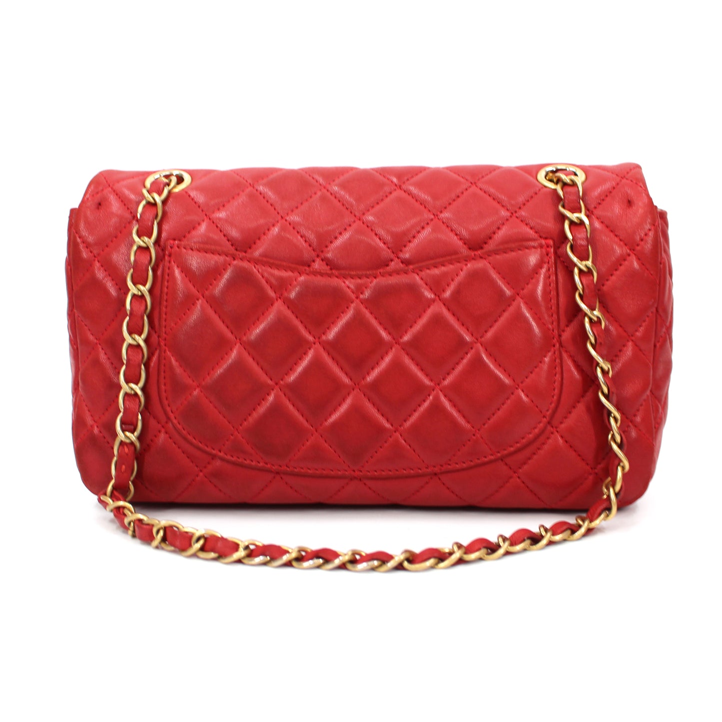 Chanel Lambskin Single Flap Bag