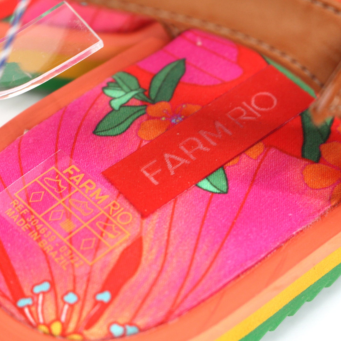 Farm Rio Pietra Beaded Sandals