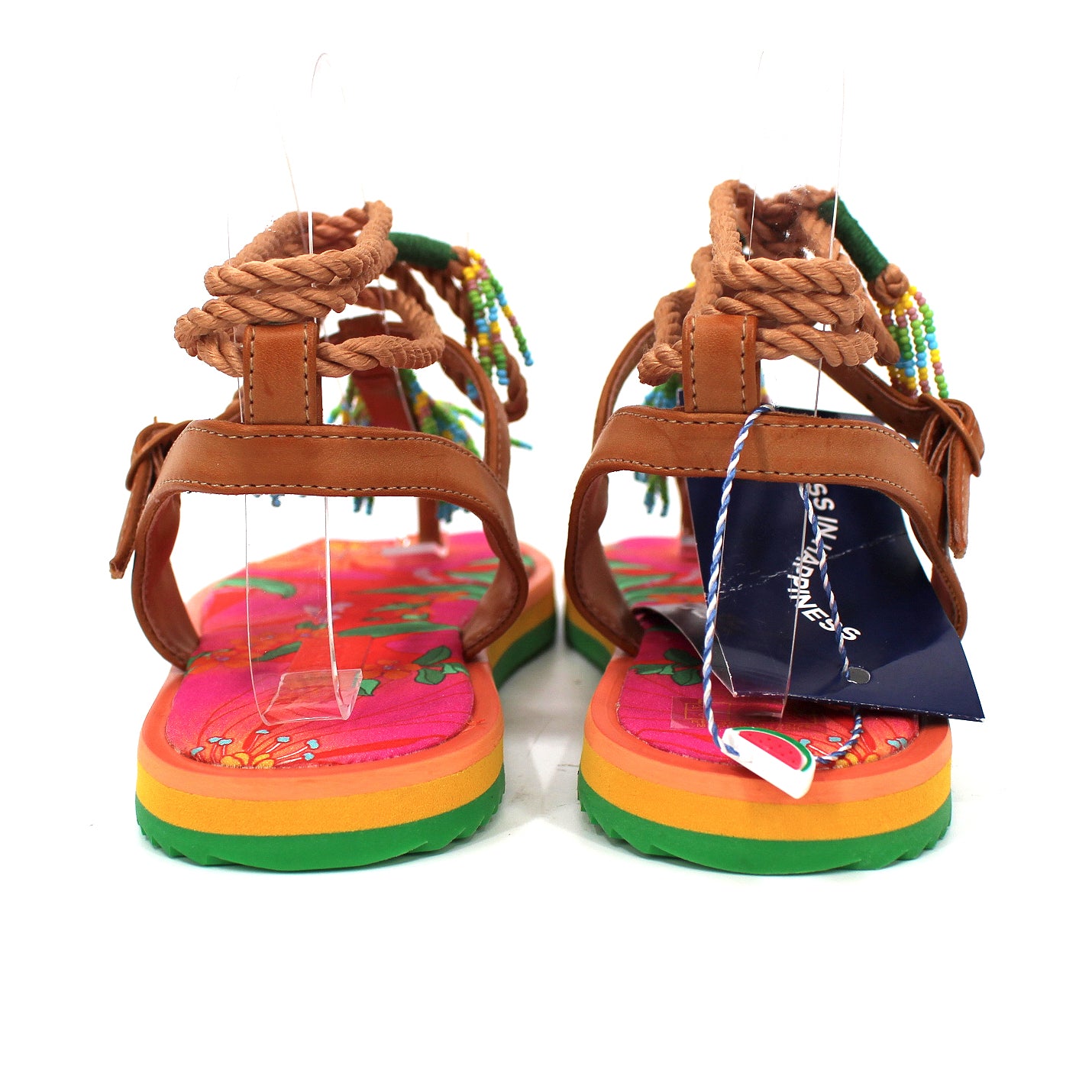 Farm Rio Pietra Beaded Sandals