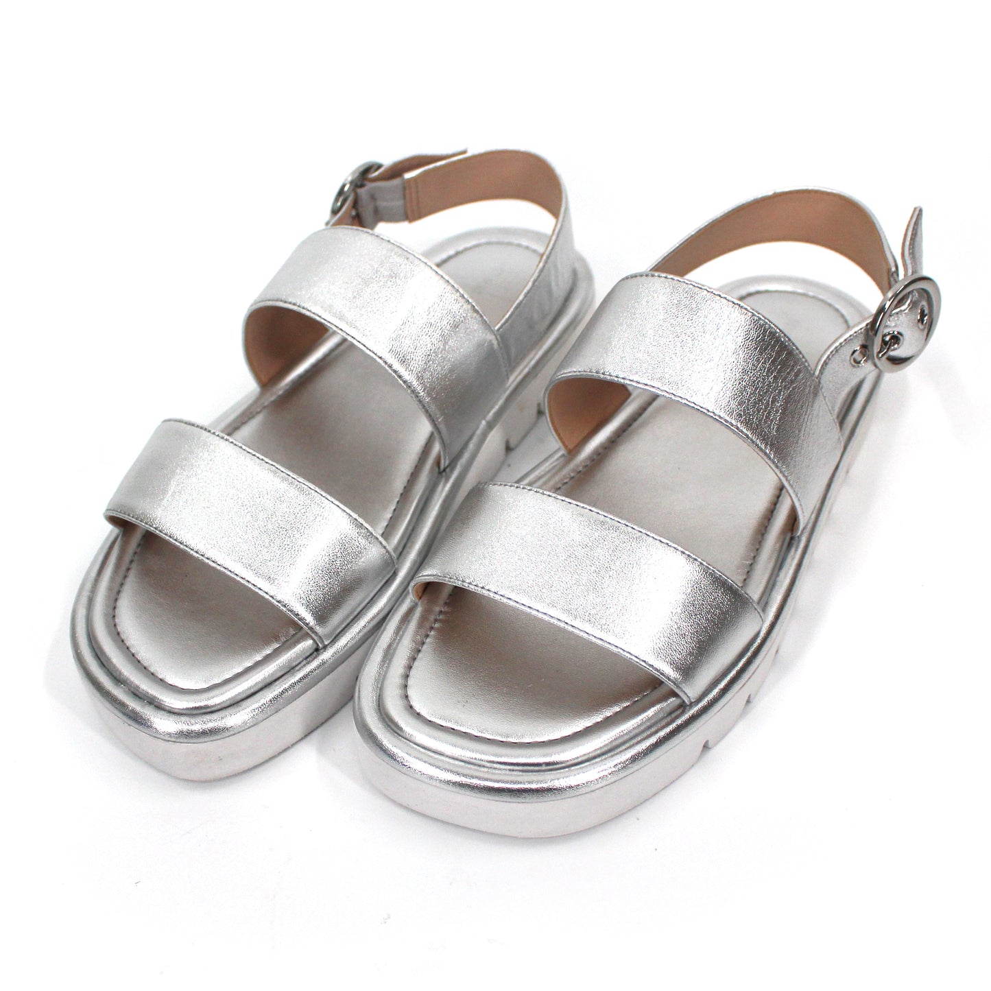 Stuart Weitzman Elodie Leather Sandals