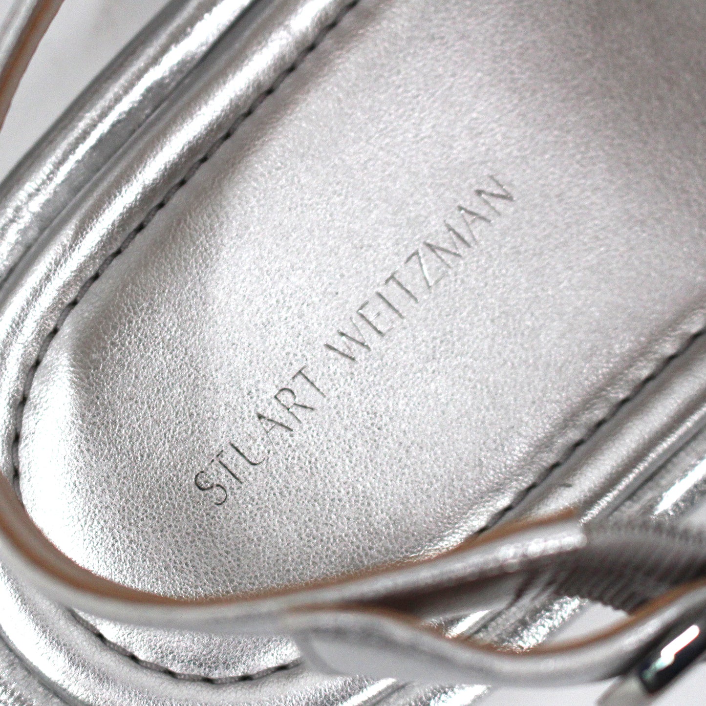 Stuart Weitzman Elodie Leather Sandals