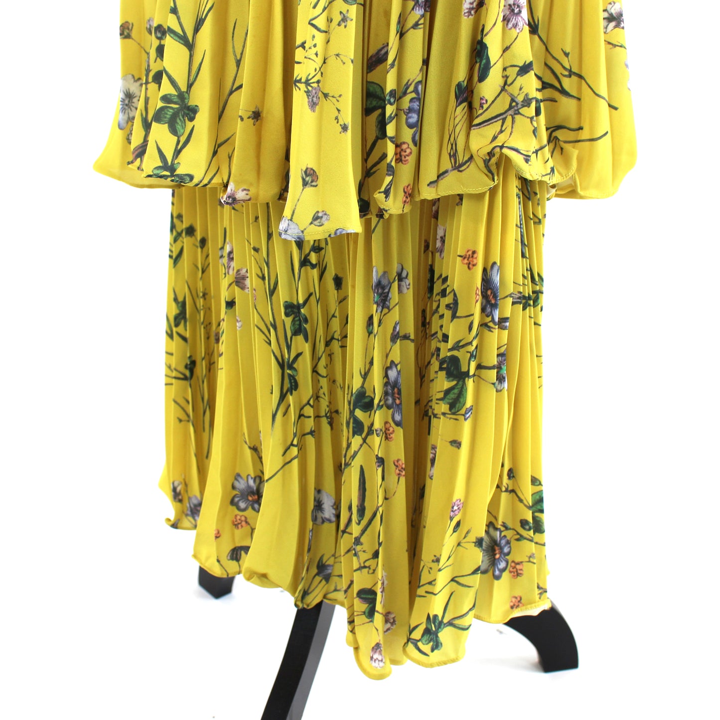 Self-Portrait Pleated Maxi Dress