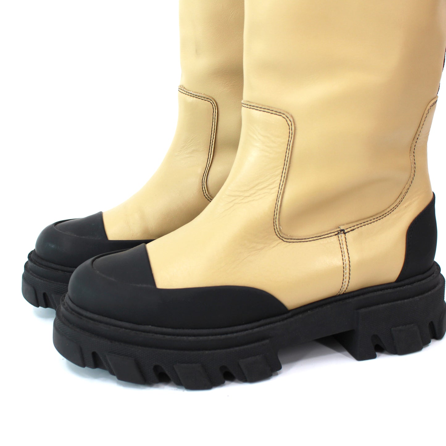 Ganni Cleated High Tubular Boots