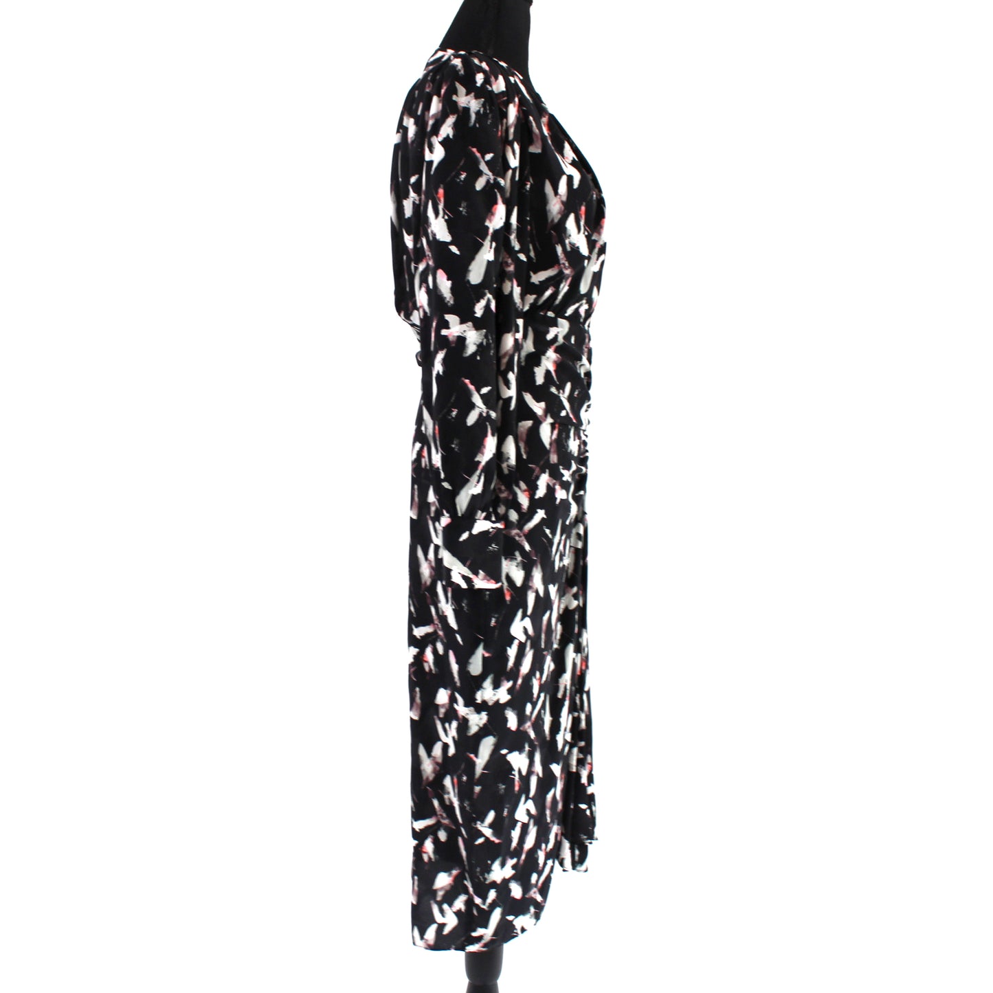 IRO Carola Ruched Midi Dress