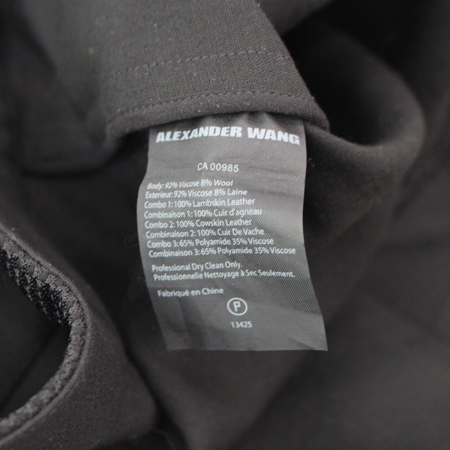 Alexander Wang Leather Trim Pants