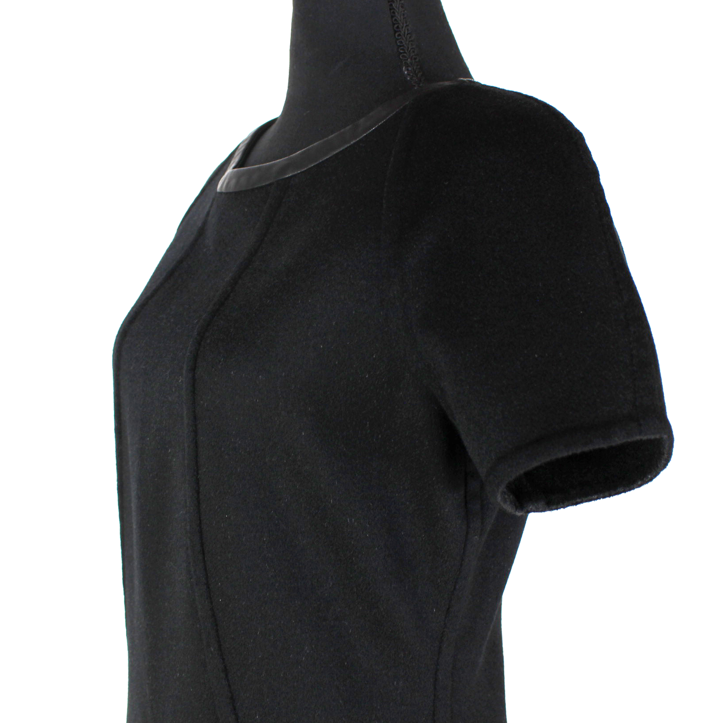 TSE Cashmere Leather Trim Dress