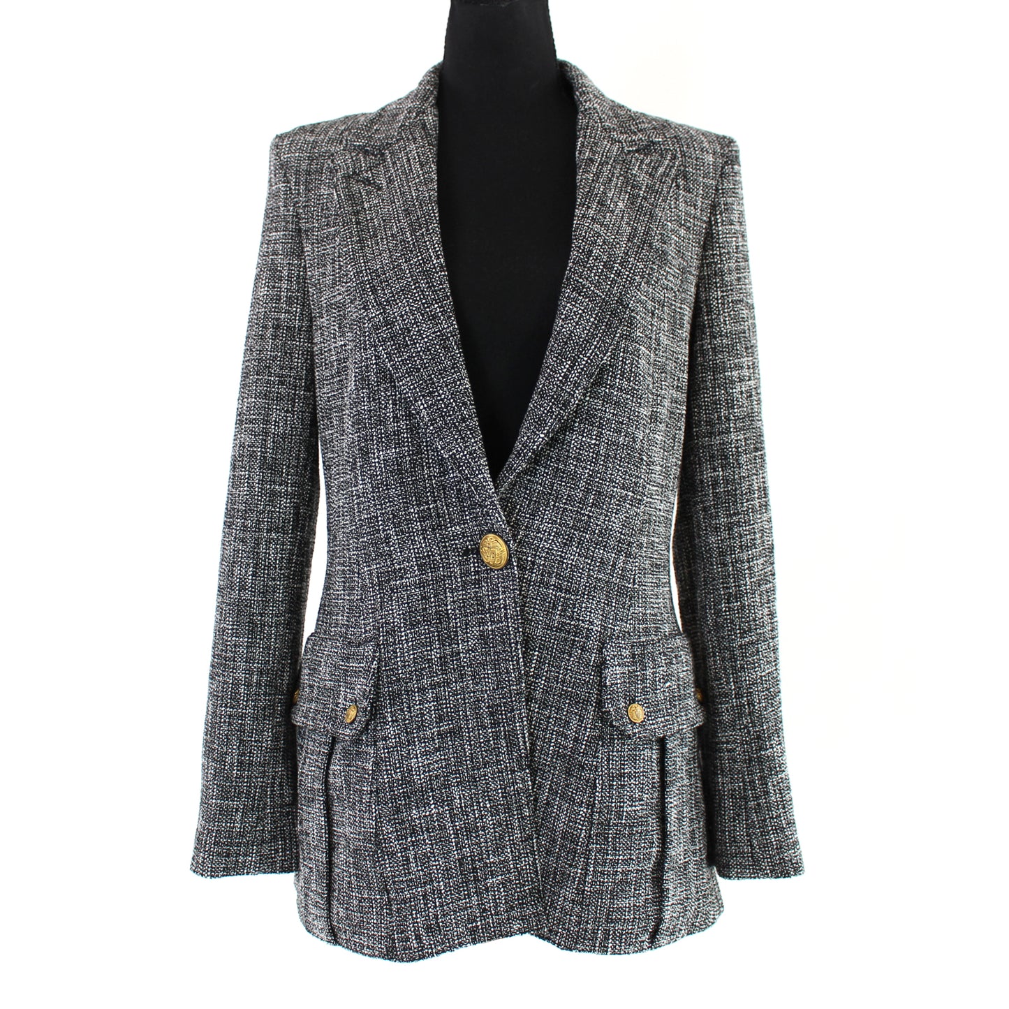 Smythe Cargo Pocket Tweed Blazer