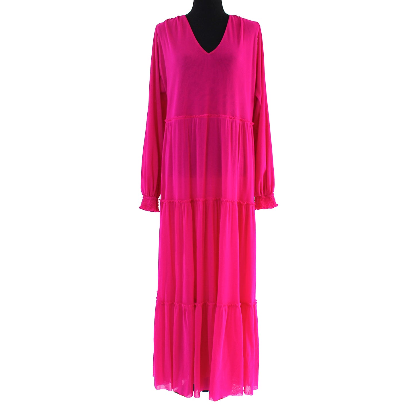 Fuzzi Split Sleeve Maxi Dress