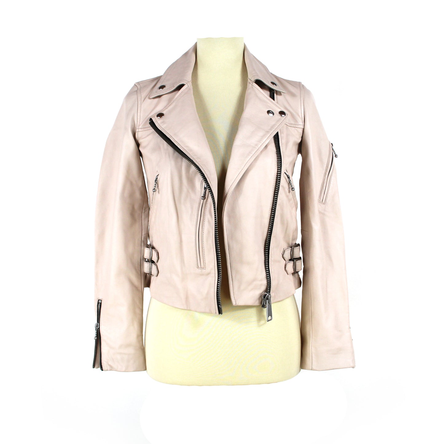 Allsaints Prescott Leather Biker Jacket