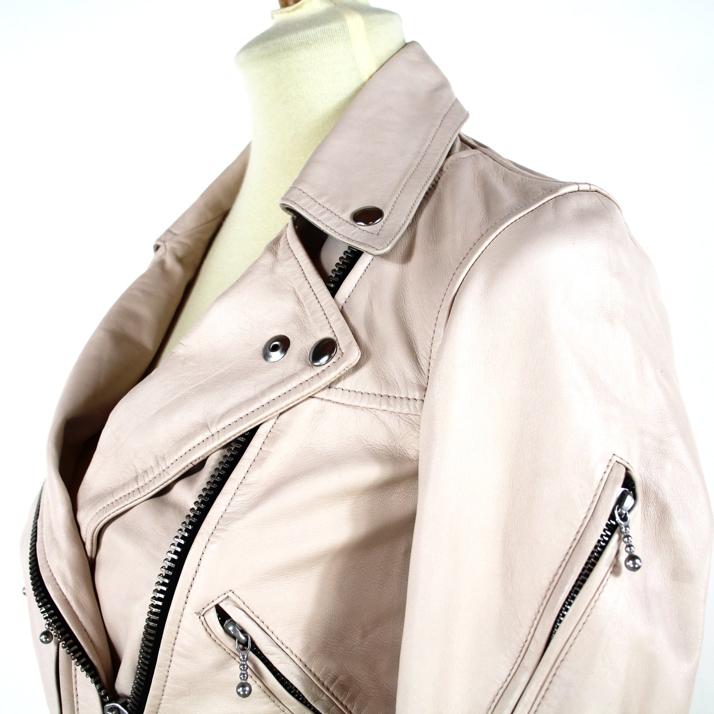 Allsaints Prescott Leather Biker Jacket