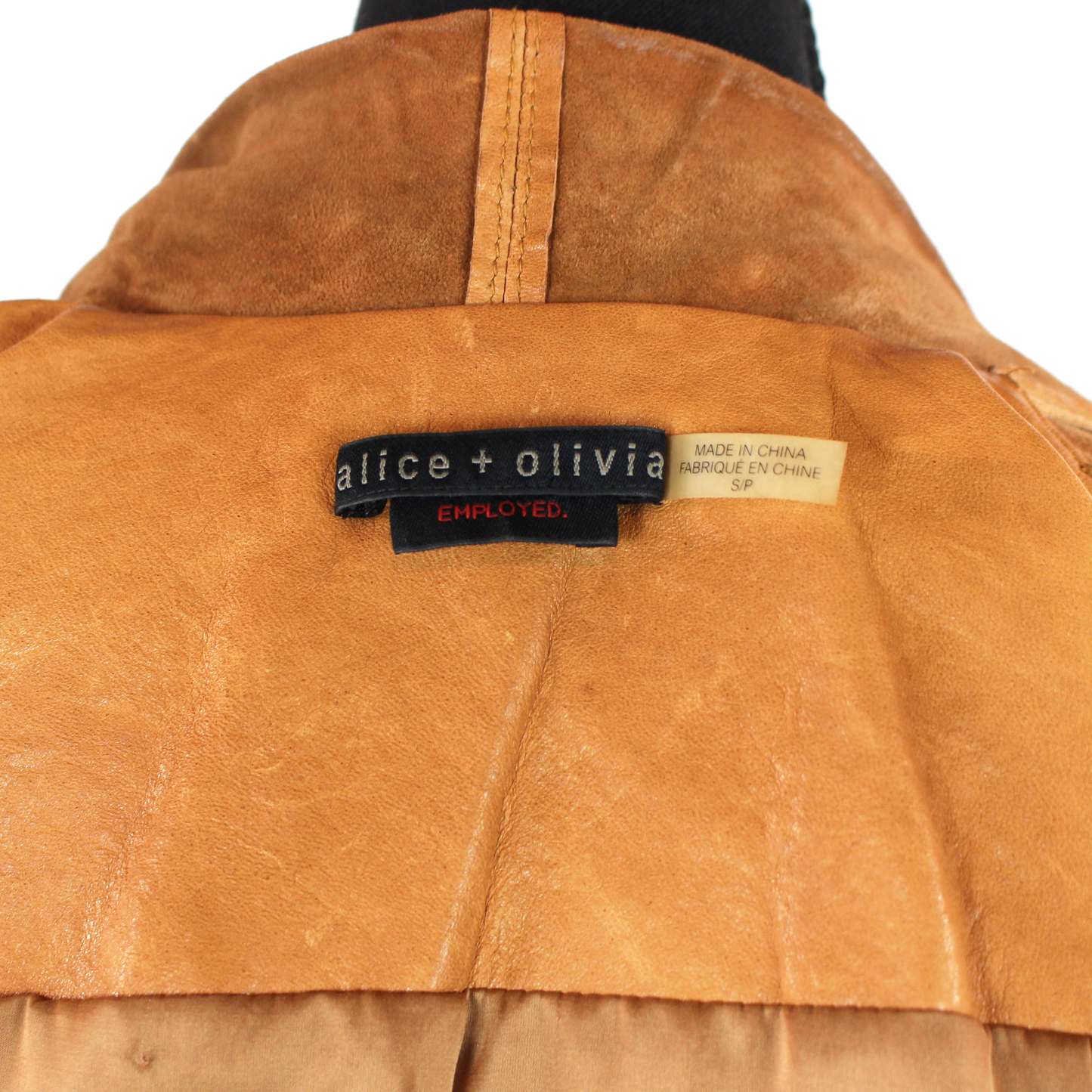 Alice + Olivia Employed Leather Jacket