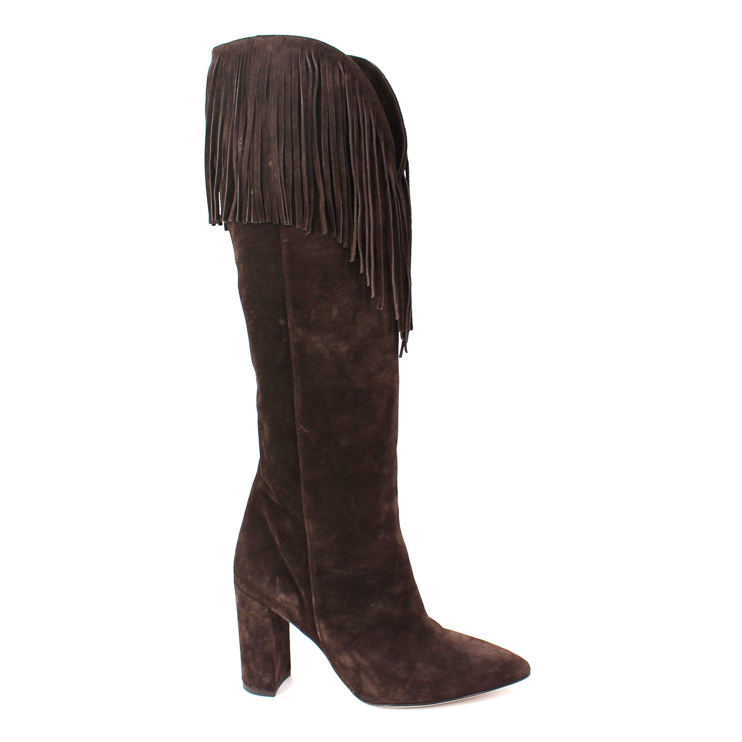 Paris Texas Fringe Knee Boots