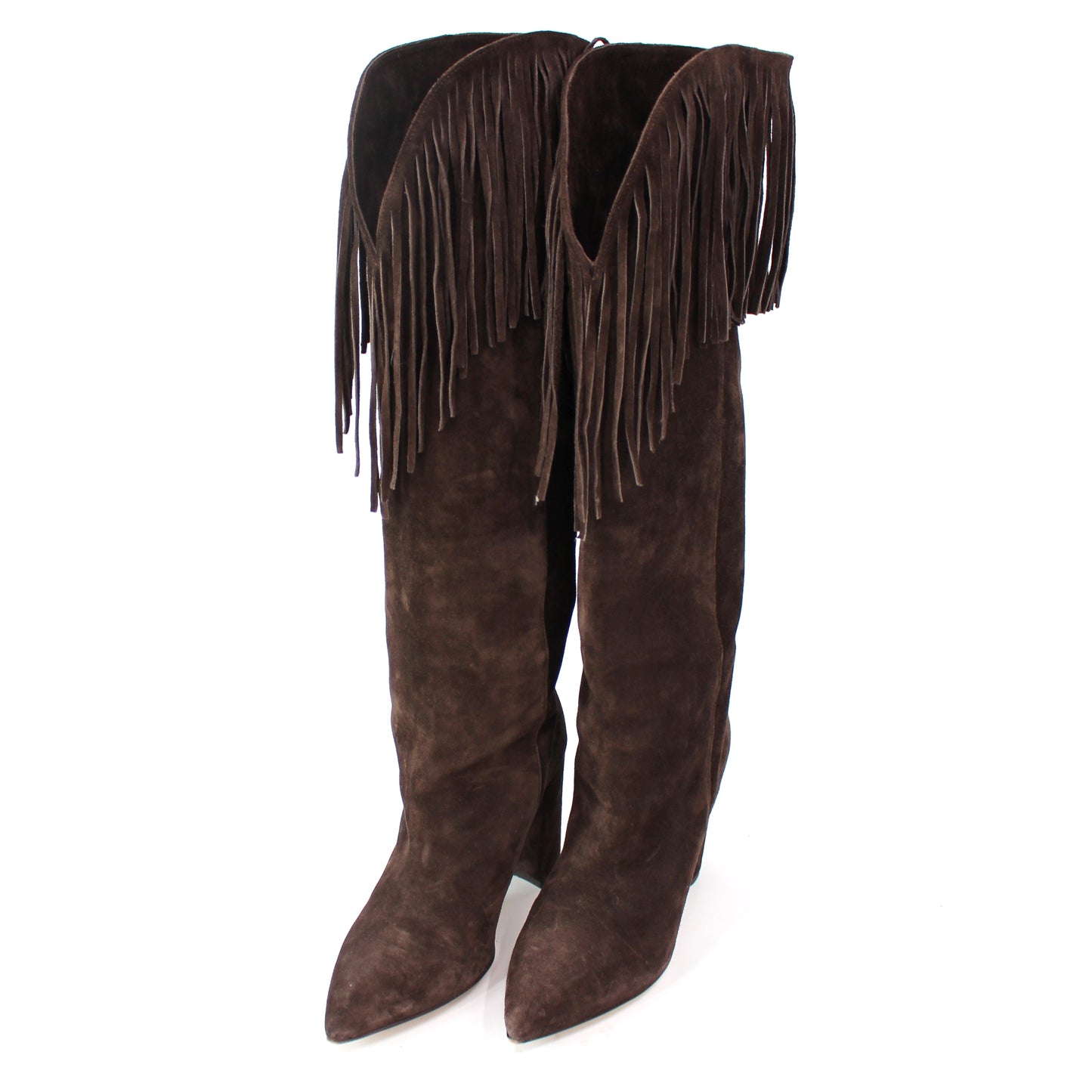 Paris Texas Fringe Knee Boots