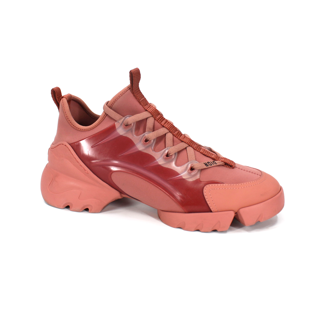 Christian Dior Neoprene Rubber D-Connect Deep Nude Sneakers – The