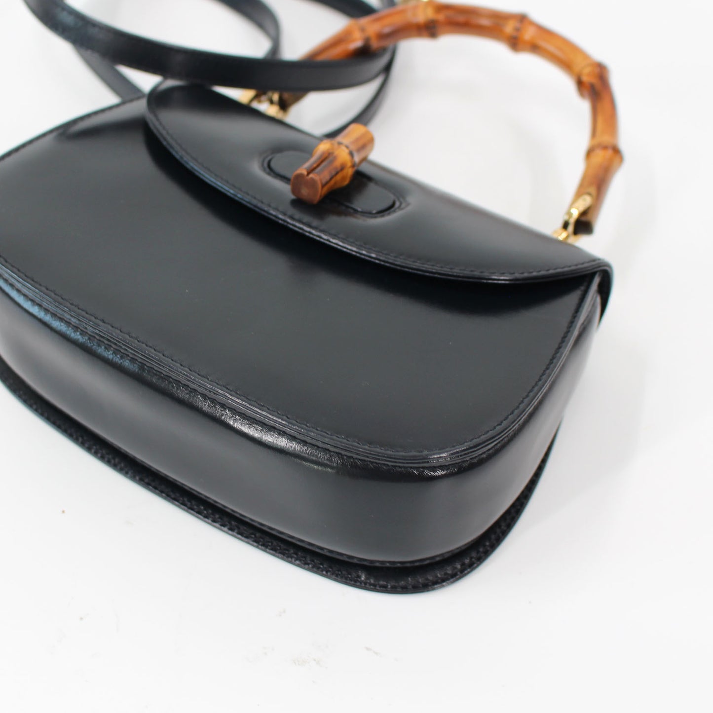 Gucci 1947 Bamboo Leather Handbag