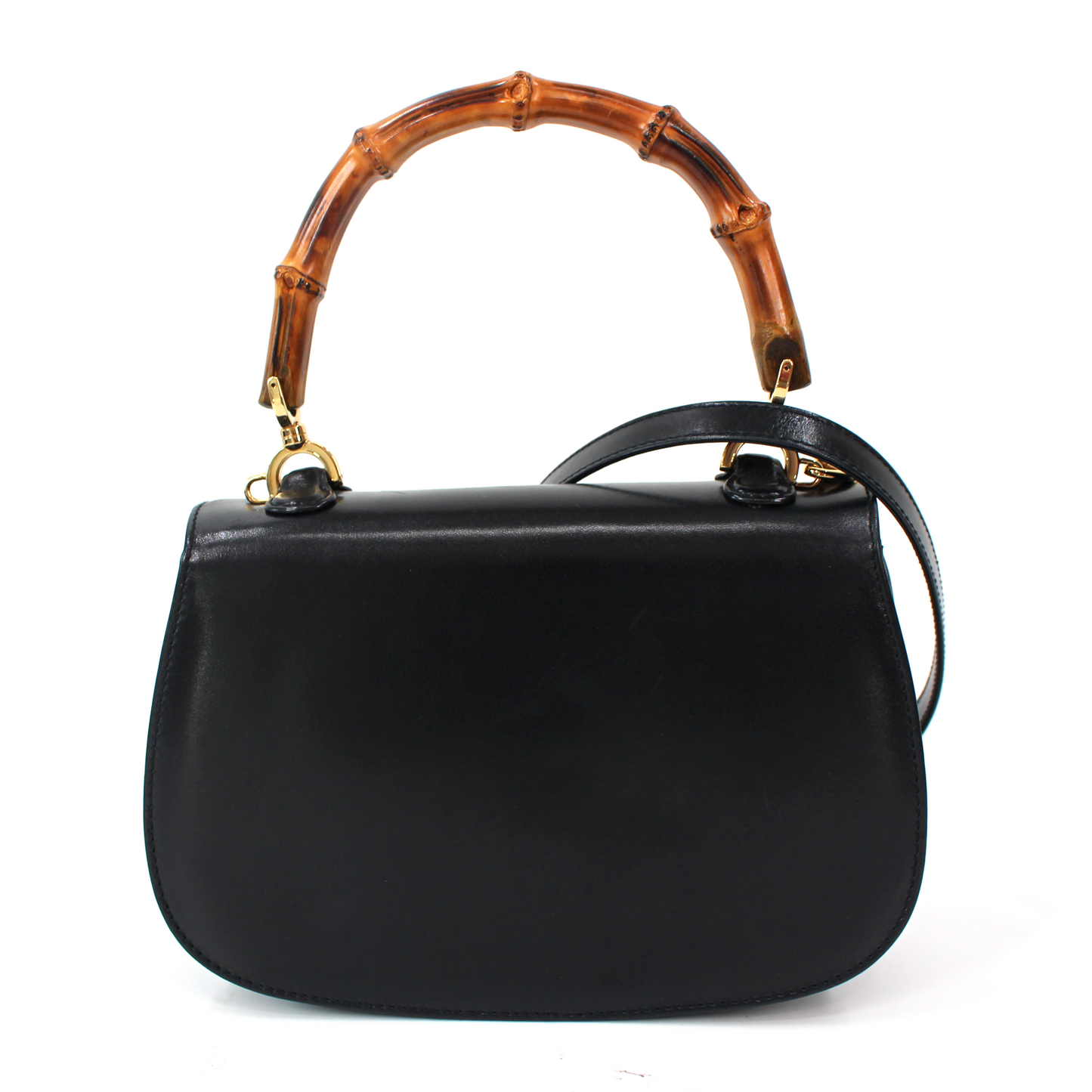 Gucci 1947 Bamboo Leather Handbag