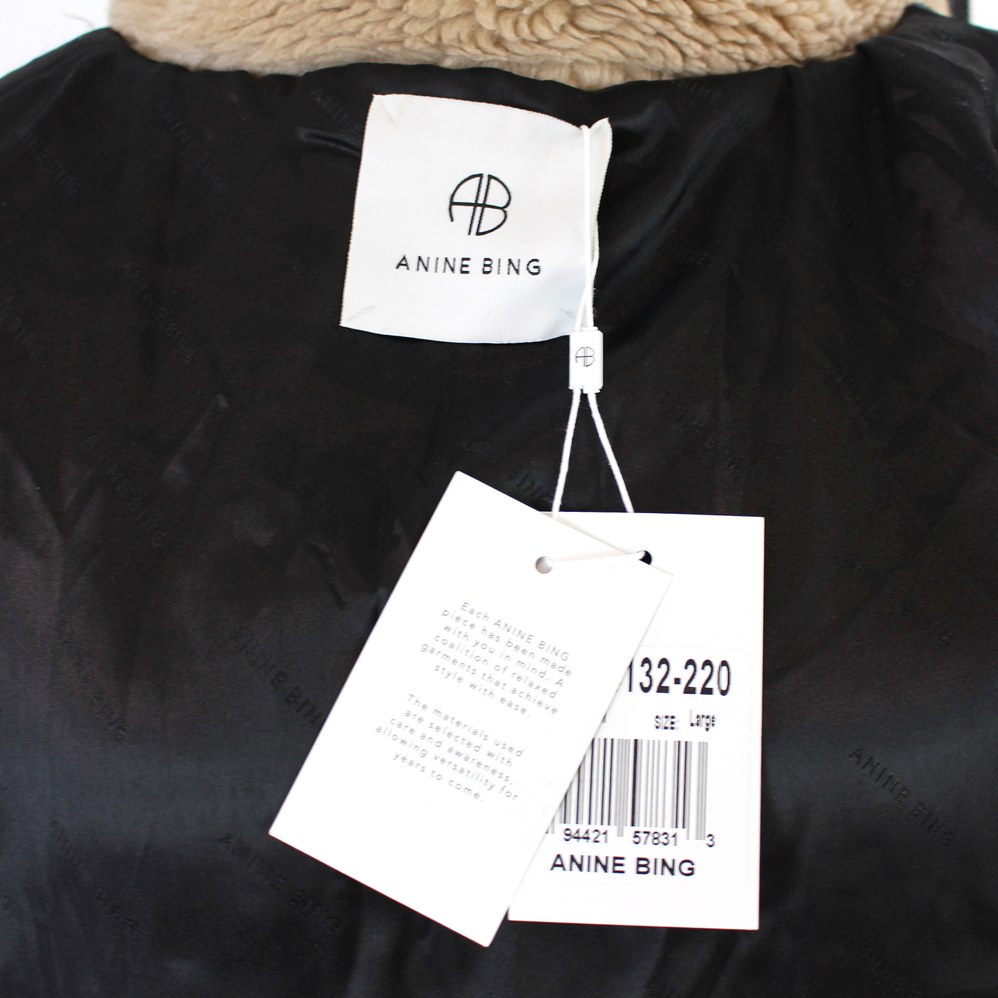 Anine Bing Ryder Sherpa Coat