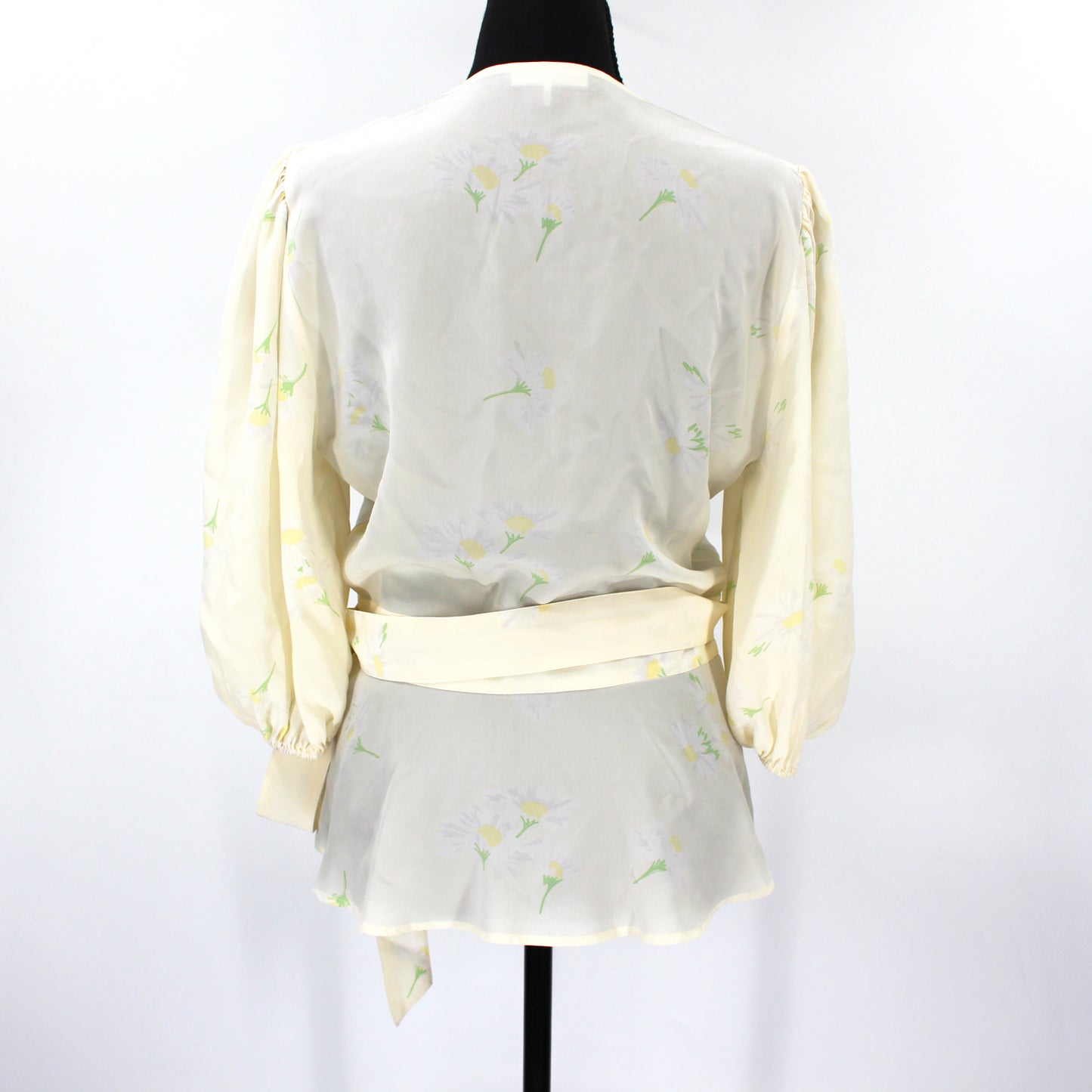 Ganni Nolana Silk Wrap Top