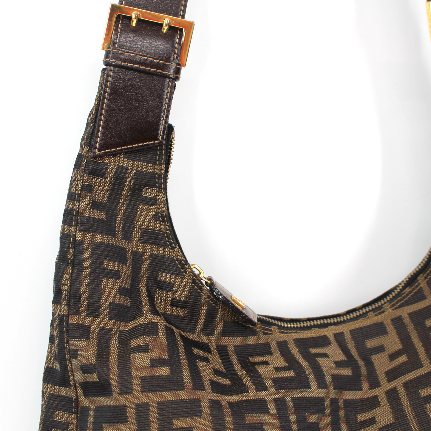 Fendi Tobacco Zucca Shoulder Bag