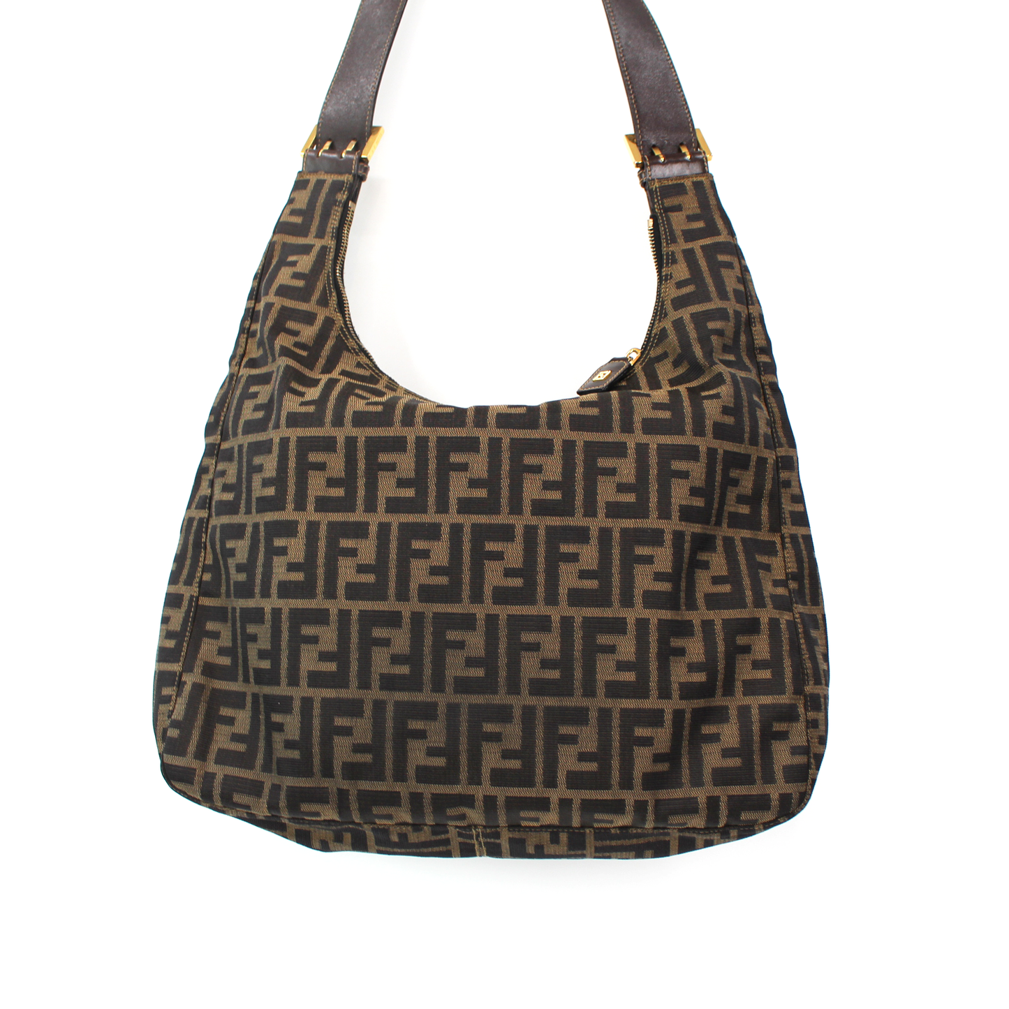 Fendi Tobacco Zucca Shoulder Bag