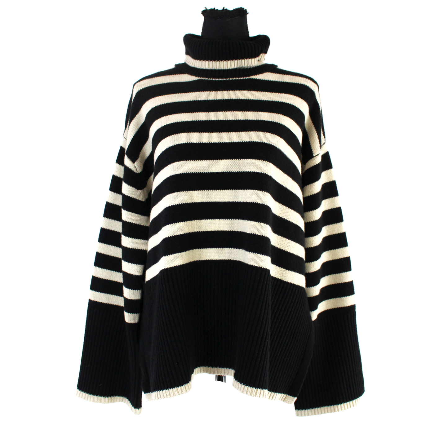 TOTEME Stripe Turtleneck Sweater
